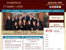 Tablet Screenshot of fairfielddentalarts.com